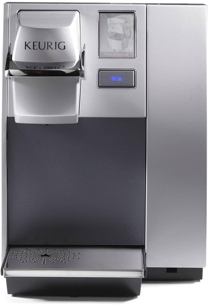Open Box Keurig K155 Office Pro Cafetera comercial de cápsulas K-Cup de una sola taza, plateada