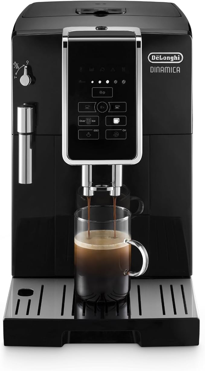 Lightly Used, Dinamica Espresso Machine, Black - Automatic Bean-to-Cup Brewing