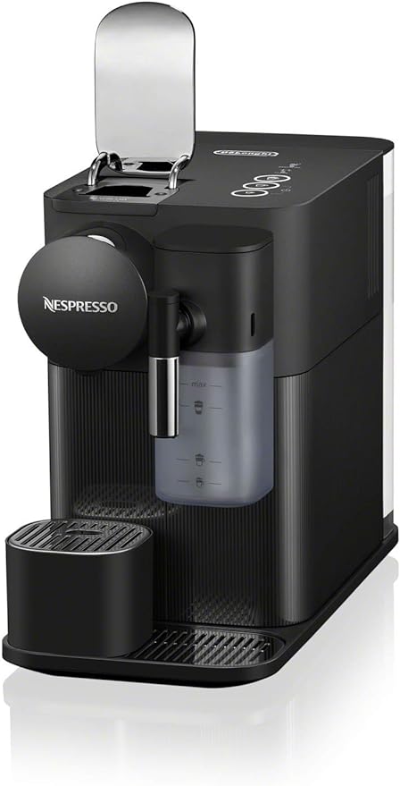 Nespresso Lattissima One Original Cafetera espresso con espumador de leche de De'Longhi, Shadow Black