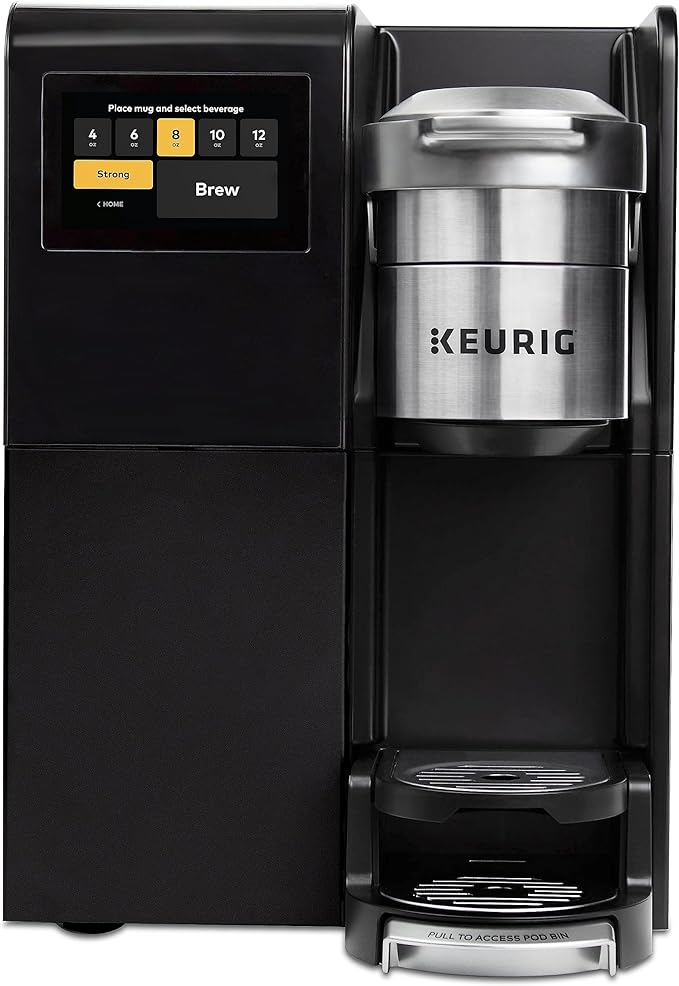 Cafetera de cápsulas Keurig K-3500 de caja abierta, 17,4" x 12" x 18", 354,88 ml