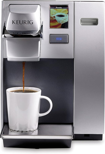 Keurig K155 Office Pro Einzeltassen-Kaffeemaschine für gewerbliche K-Cup-Pads, silber