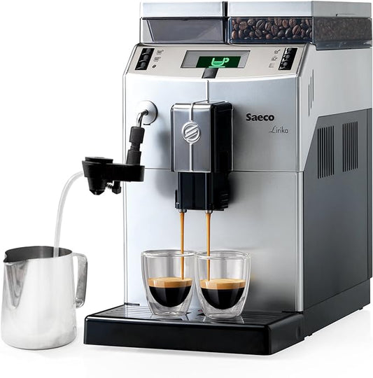 Saeco Lirika Macchiato - Kaffeemaschinen (freistehend, Kaffeebohnen, Vollautomatisch, Latte Macchiato, Kaffee, Espressomaschine)