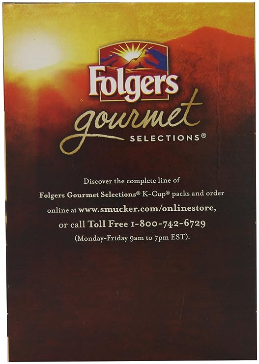 Folgers Gourmet Selections K-Cup taza individual para cafeteras Keurig, llovizna de caramelo, 24 unidades